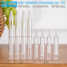 Serie TB-EZ 1,5 ml 3ml innovador único duro plástico buena calidad novedad inyector aceite esencial del animal doméstico botella